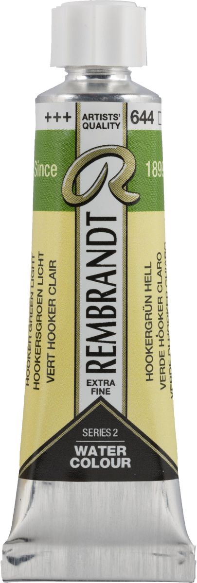 Rembrandt Water Colour Tube 10ml | Hookers Green Light (644)